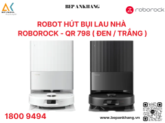 Robot hút bụi lau nhà Roborock QR 798 ( Đen / Trắng )